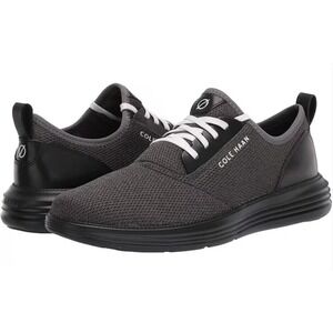 Cole Haan Men's 13M Grand Sport Journey Black Gray Knit Sneakers C32583